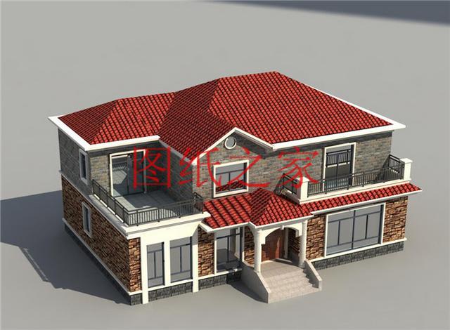 6套農村二層別墅設計圖，160平米30萬，一起來看看吧！