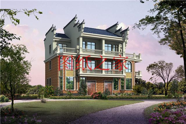 分享5套三層雙拼別墅設計圖，兄弟倆齊心協力建別墅！