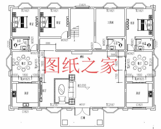 分享5套三層雙拼別墅設計圖，兄弟倆齊心協力建別墅！