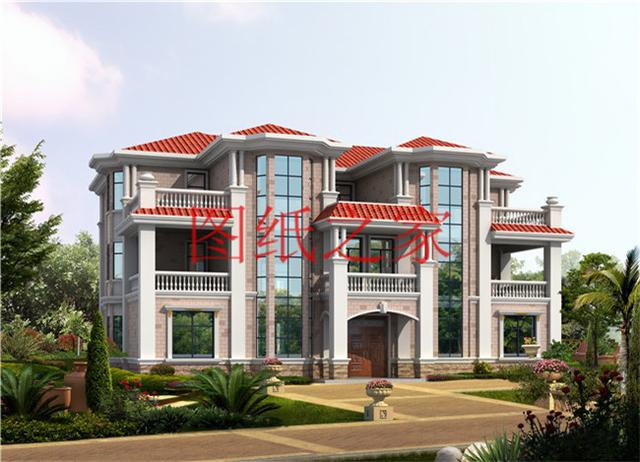 分享5套三層雙拼別墅設計圖，兄弟倆齊心協力建別墅！