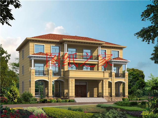 分享5套三層雙拼別墅設計圖，兄弟倆齊心協力建別墅！