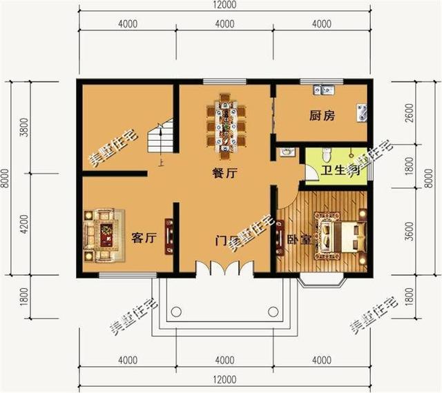經(jīng)典農(nóng)村自建房，6室1廳占地僅100平愿您五世同堂！