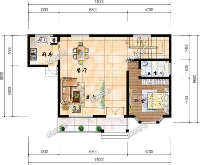 經(jīng)典農(nóng)村自建房，6室1廳占地僅100平愿您五世同堂！