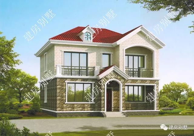 兩層農村自建房，第二棟主體18萬，簡單精致又實用！