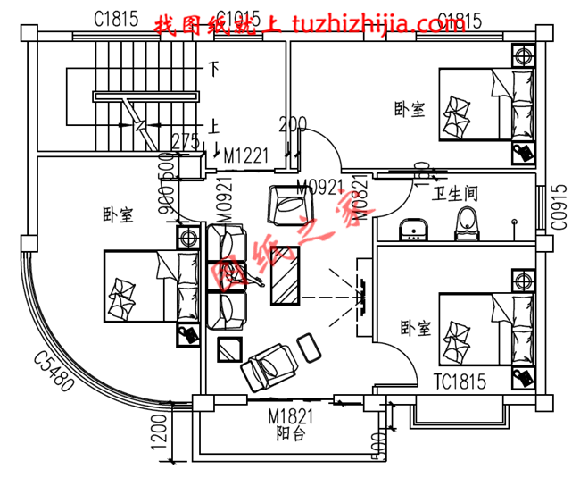 美觀三層半農(nóng)村自建房圖片，大家都喜歡的溫馨住宅！