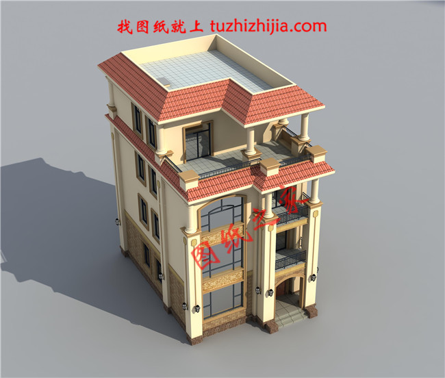 美觀三層半農(nóng)村自建房圖片，大家都喜歡的溫馨住宅！