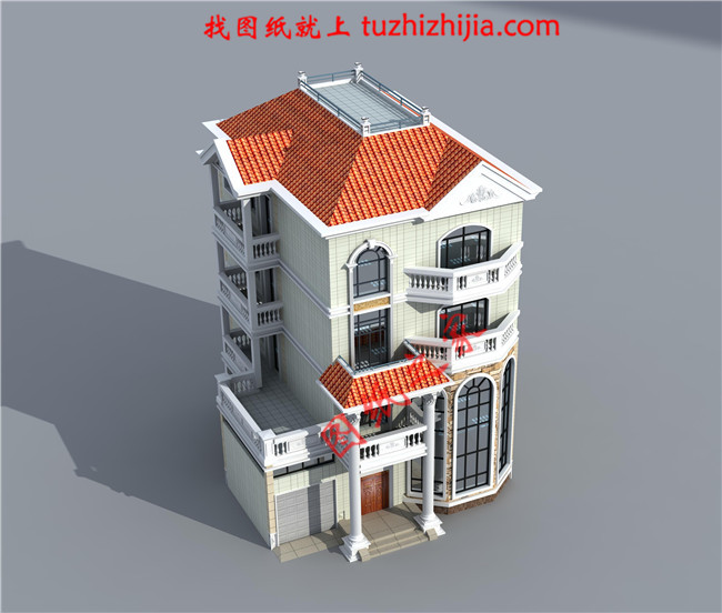 美觀三層半農(nóng)村自建房圖片，大家都喜歡的溫馨住宅！