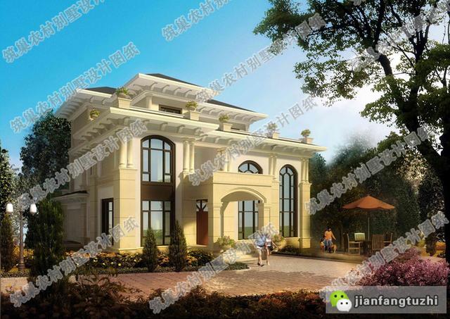 豪華款三層別墅設(shè)計(jì)圖，獨(dú)特的設(shè)計(jì)理念，符合您的各種需求。