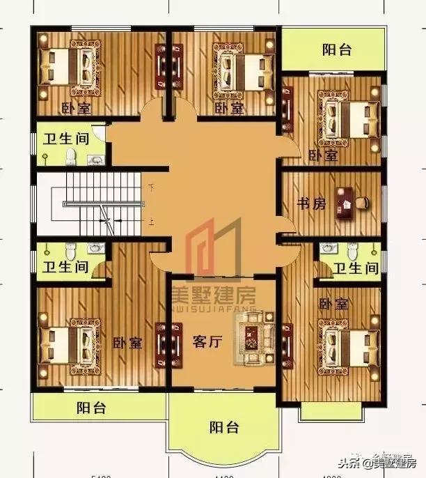二層自建小別墅設計圖，造價才22萬，真的不敢相信！