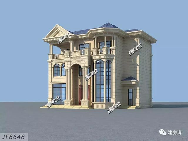 高貴氣派的別墅設計圖，建一棟在村里，全村人關注的焦點。