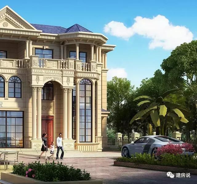 高貴氣派的別墅設計圖，建一棟在村里，全村人關注的焦點。
