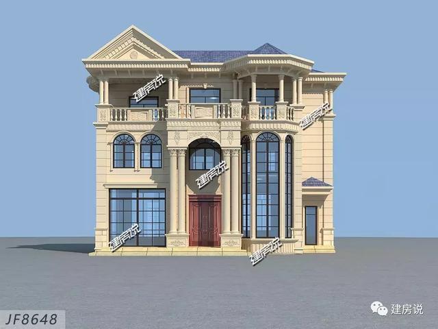 高貴氣派的別墅設計圖，建一棟在村里，全村人關注的焦點。