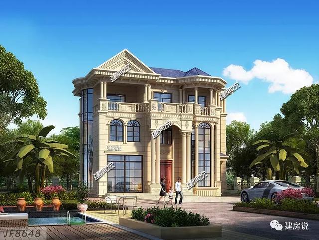 高貴氣派的別墅設計圖，建一棟在村里，全村人關注的焦點。