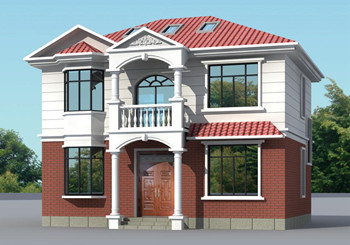 農村15萬元二層小樓設計圖，造價低，簡潔、好看