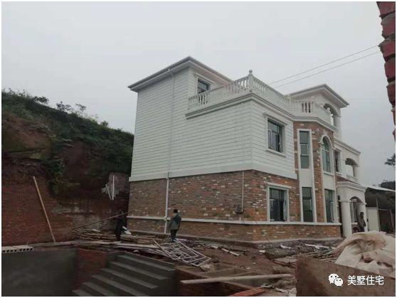 四川陳先生三層輕鋼別墅設計圖，新房蓋好來曬曬，農村生活美滋滋。