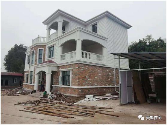 四川陳先生三層輕鋼別墅設計圖，新房蓋好來曬曬，農村生活美滋滋。