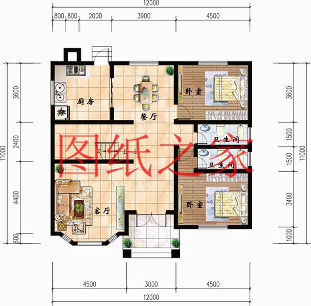 3套125平米兩層自建房，造價不到20萬，讓你輕松實現別墅夢！