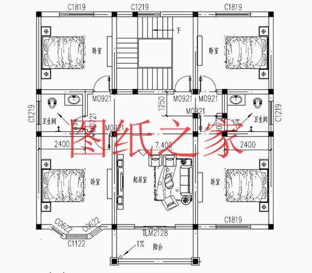 4套農村三層別墅設計圖，占地方正，展現自家品味和生活品質！