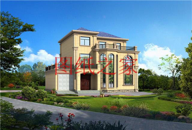 4套農村三層別墅設計圖，占地方正，展現自家品味和生活品質！