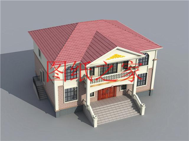 現代風二層別墅設計圖，180平只要35萬，心動不如行動！