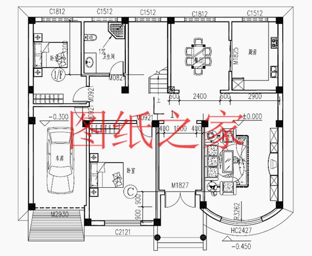 現代風二層別墅設計圖，180平只要35萬，心動不如行動！