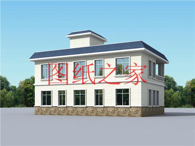 現代風二層別墅設計圖，180平只要35萬，心動不如行動！