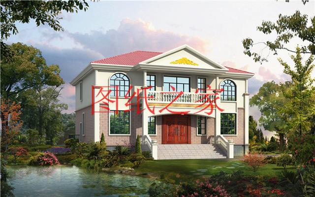 現代風二層別墅設計圖，180平只要35萬，心動不如行動！