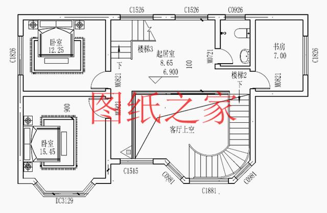 開間只有10米，占地不到100平的三層別墅設計圖，霸氣外漏！