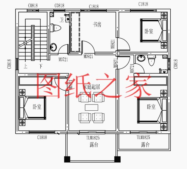 開間只有10米，占地不到100平的三層別墅設計圖，霸氣外漏！