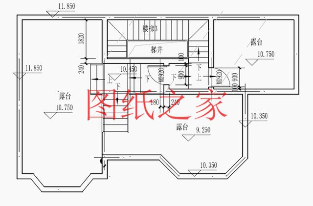 開間只有10米，占地不到100平的三層別墅設計圖，霸氣外漏！