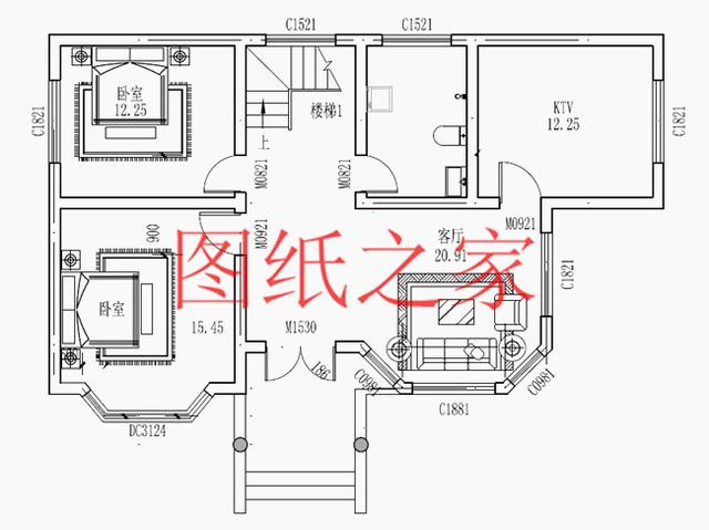 開間只有10米，占地不到100平的三層別墅設計圖，霸氣外漏！