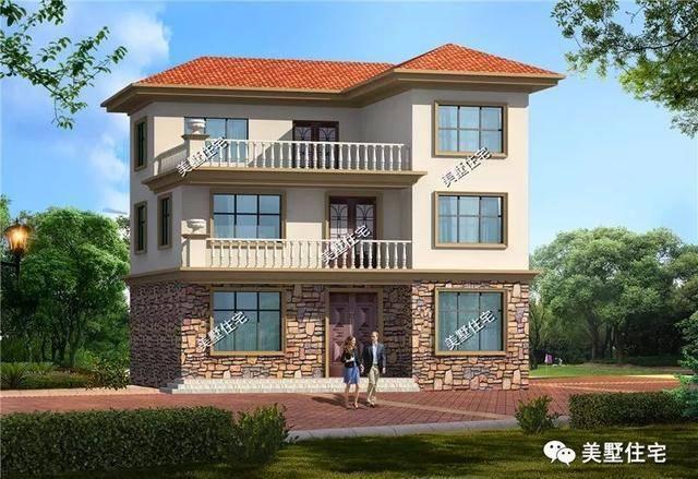 三款三層別墅設計圖，造型美觀大方，最接地氣！