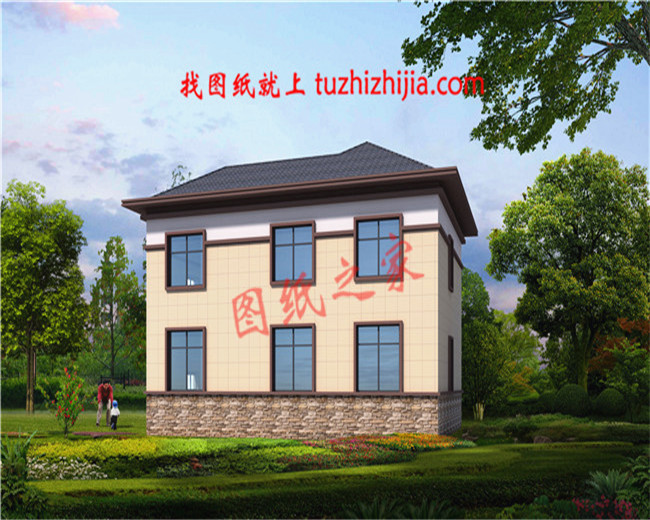 25萬農村二層樓房設計圖紙，經濟實用又時尚大氣！