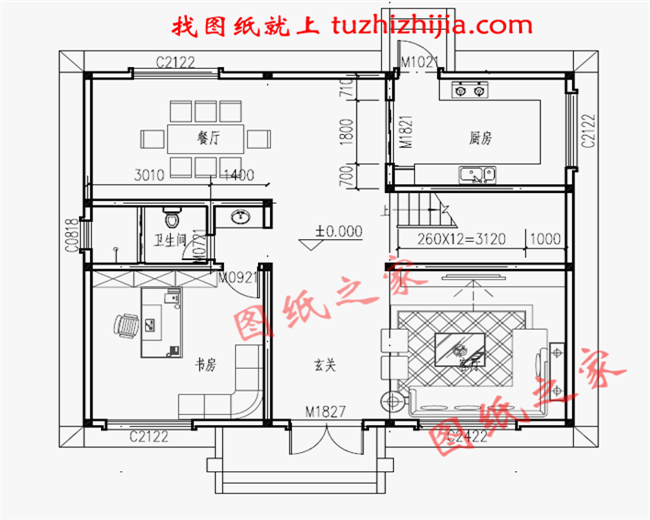 25萬農村二層樓房設計圖紙，經濟實用又時尚大氣！