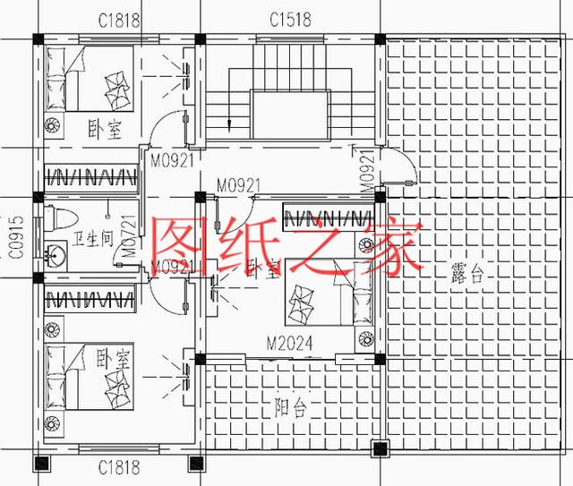時尚小戶型獨棟二層別墅圖，占地100平左右，夠用也不浪費！