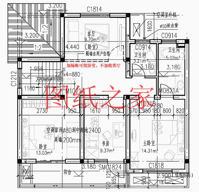 時尚小戶型獨棟二層別墅圖，占地100平左右，夠用也不浪費！