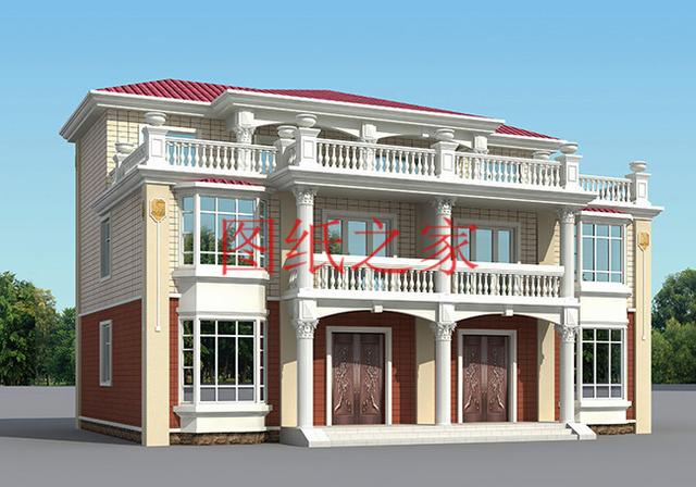 3套兄弟雙拼別墅戶(hù)型平面圖，比獨(dú)棟更美觀大氣！