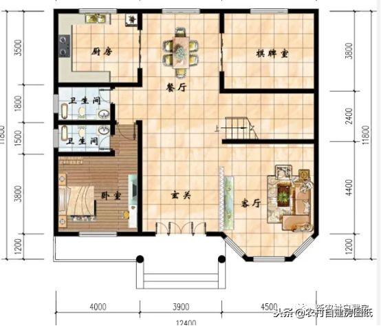 5款新風尚歐式自建房戶型圖，造價感人絕不會踩雷
