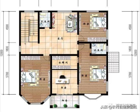 5款新風尚歐式自建房戶型圖，造價感人絕不會踩雷