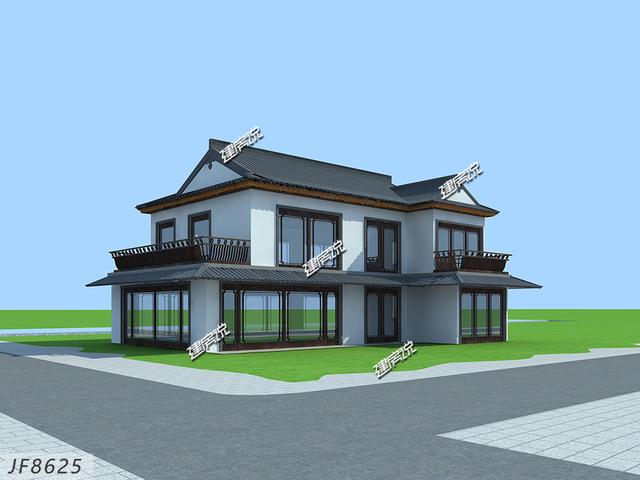 帶院子的中式別墅戶型圖，這才是成功人該有的生活