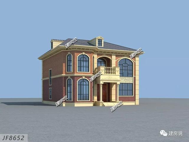 這款二層自建房別墅造價只需40萬（附方案），誰還去城市買房