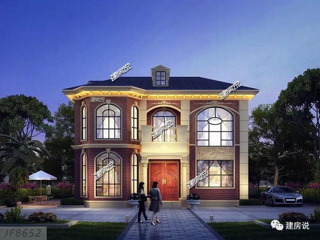 這款二層自建房別墅造價只需40萬（附方案），誰還去城市買房