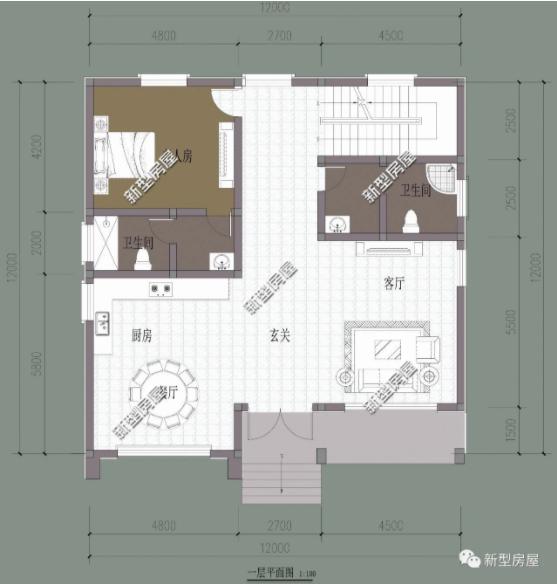 5套帶地下室農村自建房設計圖，好看又實用