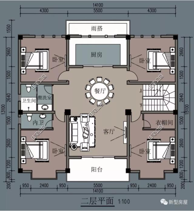 5套帶地下室農村自建房設計圖，好看又實用