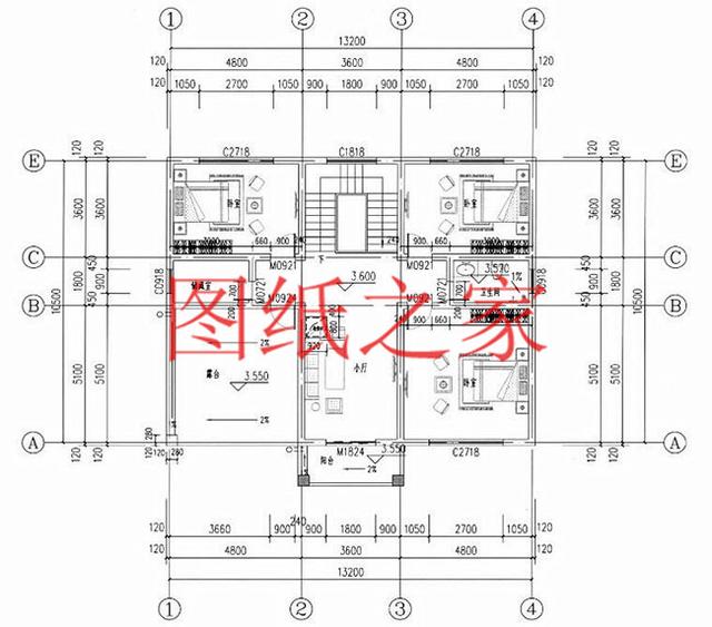 兩套尺寸相反的二層別墅，13X10米、10X13米你更喜歡哪個？