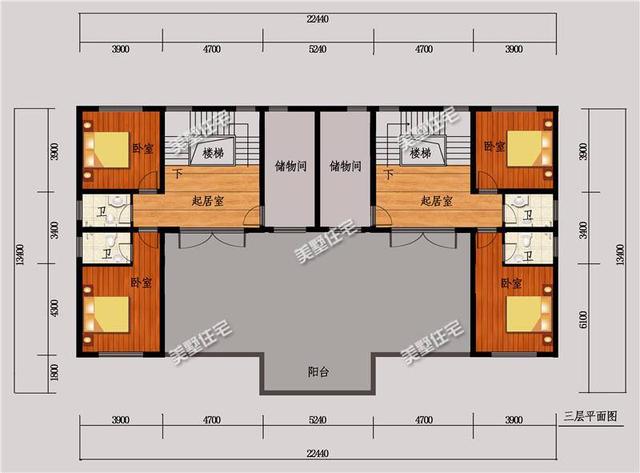 5款農(nóng)村雙拼別墅設(shè)計圖，有兄弟這樣建房，走出去超有面子