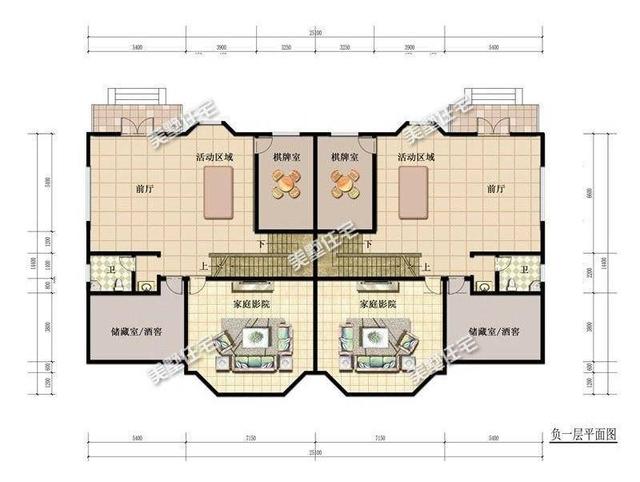 5款農(nóng)村雙拼別墅設(shè)計圖，有兄弟這樣建房，走出去超有面子