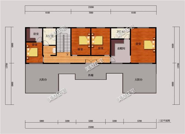 5款農(nóng)村雙拼別墅設(shè)計圖，有兄弟這樣建房，走出去超有面子