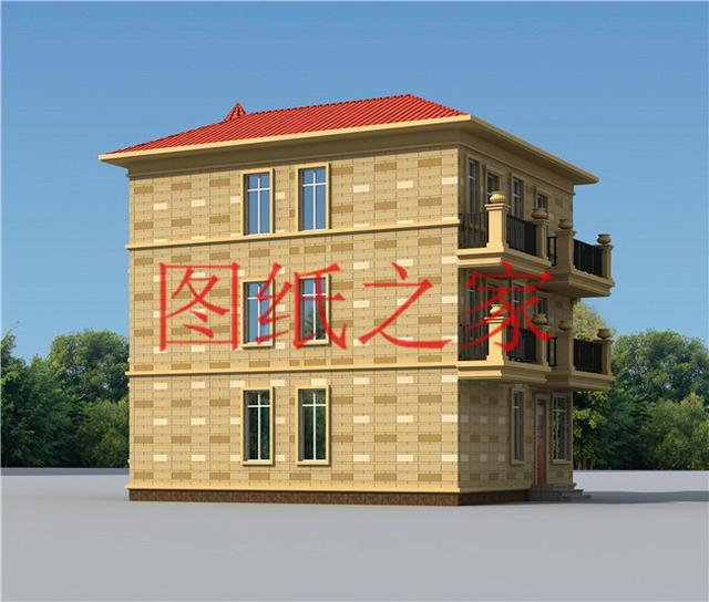 最受歡迎的三層別墅設計圖，12X11米戶型方正，美觀又實用！