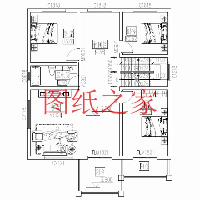 11X11米農村三層別墅設計圖紙，省錢又省地，是你最好的選擇！